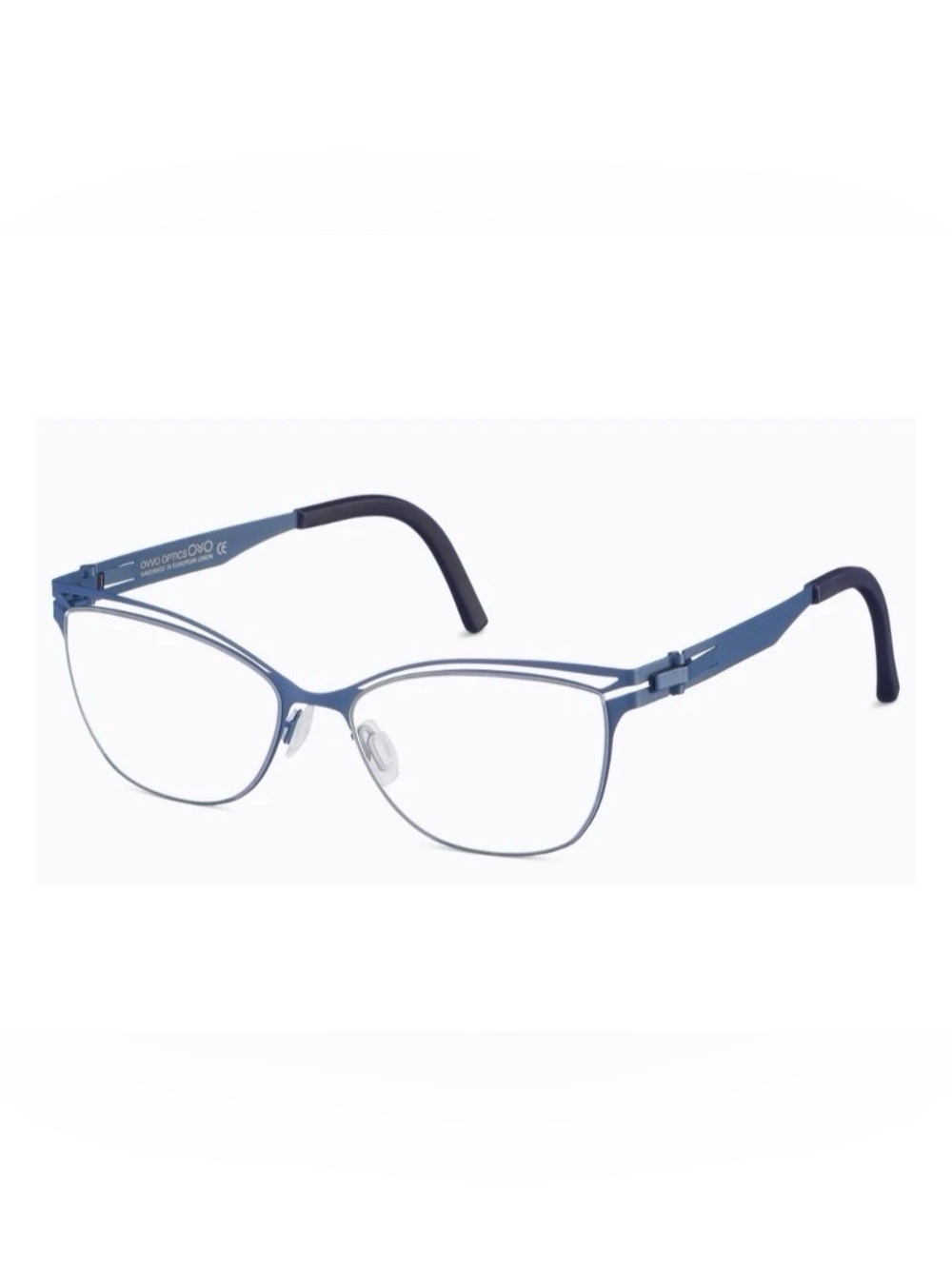 OVVO Optic Eyeglasses Frame 3705 Slate Blue Spectacles  Women’s Designer Glasses